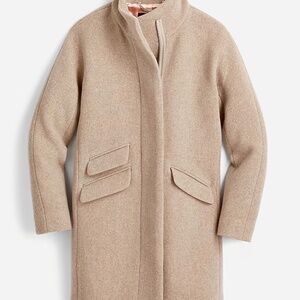 J.Crew Cocoon coat in Italian stadium-cloth wool blend